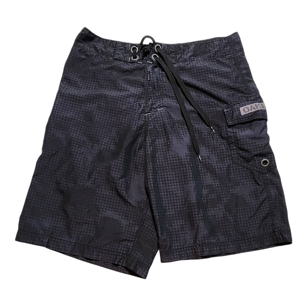 Oakley‎ Mens Board Shorts Swim Trunks Size 32 Black Drawstring Pocket